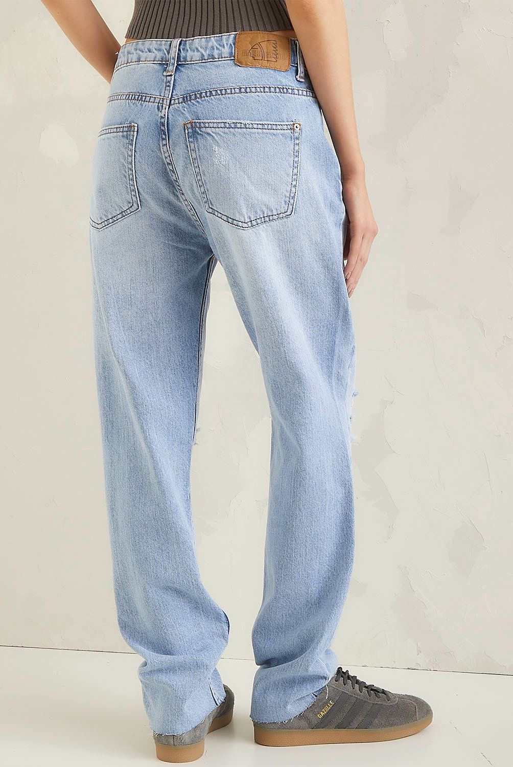 AMERICANINO - Jeans Straight Tiro Alto Mujer Americanino