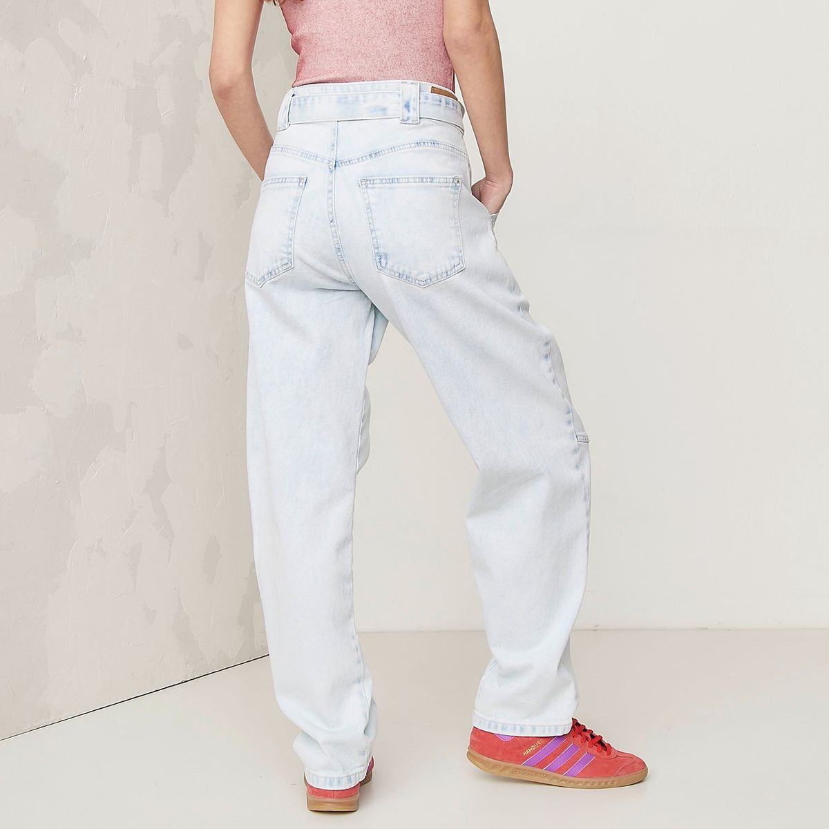 AMERICANINO - Jeans Baggy Tiro Medio Mujer Americanino