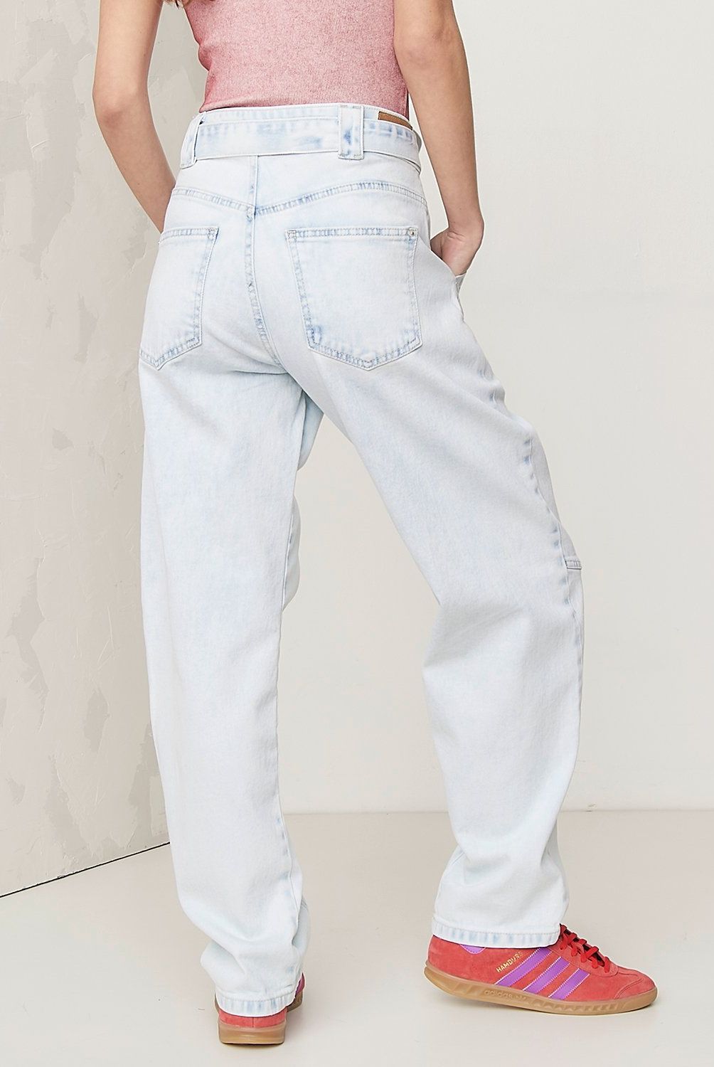 AMERICANINO - Jeans Baggy Tiro Medio Mujer Americanino