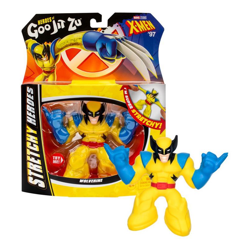 GOO JIT ZU - Figura De Acción X Men Wolverine Goo Jit Zu