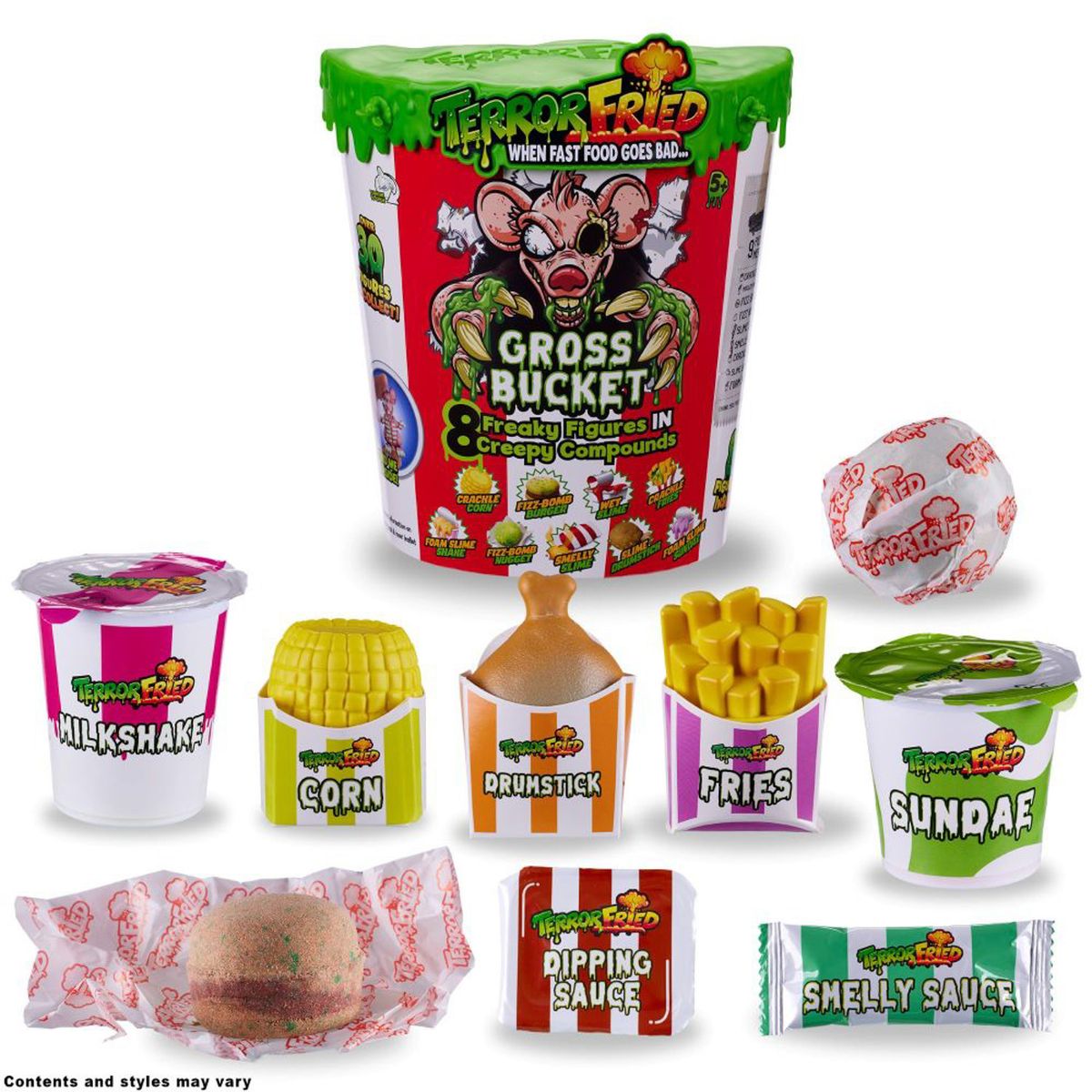 BOING TOYS - Figuras Terror Fried Coleccionables Gross Bucket Boing Toys