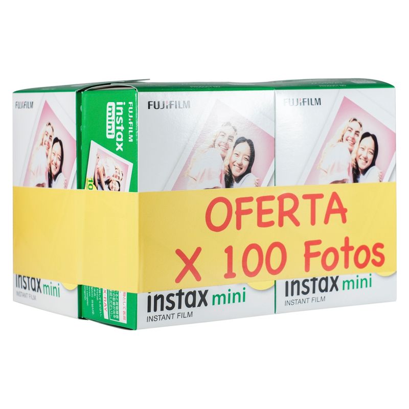 FUJI - Pack Instax Film Mini 100 Fotos Fuji