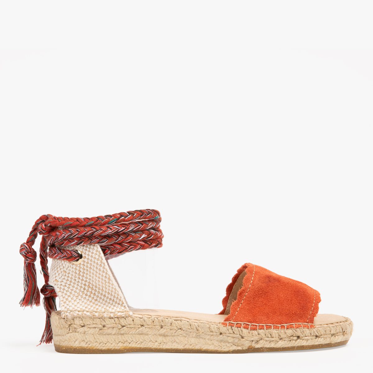 ALHAMAS - Alpargata Mujer Naranjo Alhamas