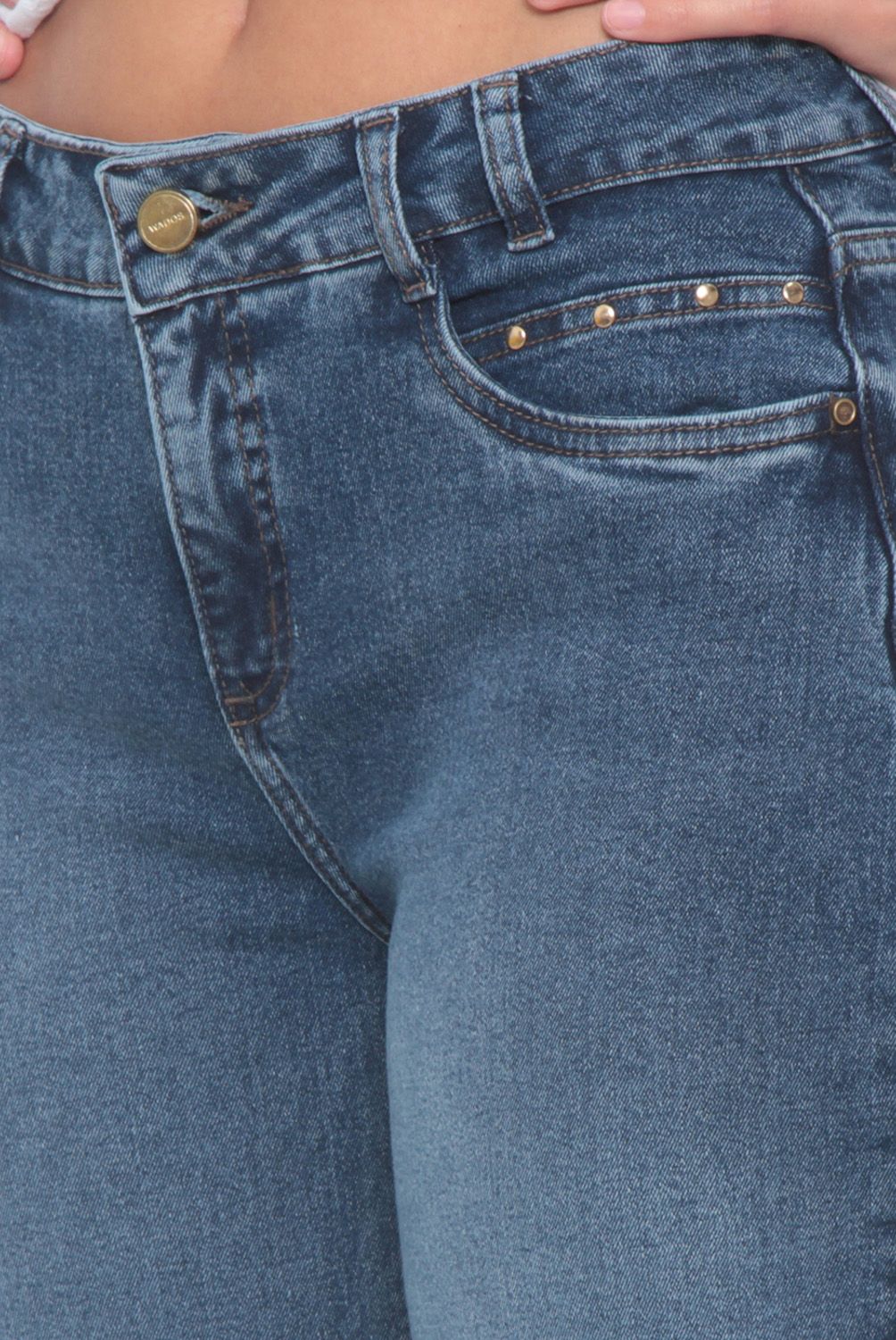 WADOS - Jeans Recto Tiro Alto Mujer Wados