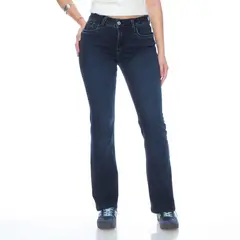 WADOS - Jeans Recto Tiro Alto Mujer