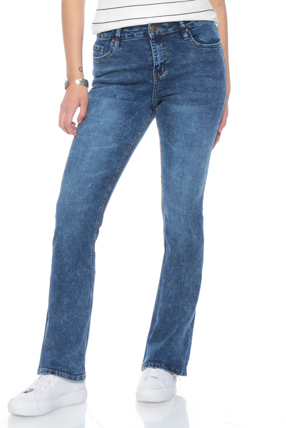 WADOS - Jeans Recto Tiro Medio Mujer Wados