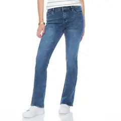 WADOS - Jeans Recto Tiro Medio Mujer