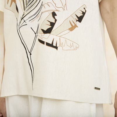 Imagen 2 del producto Blusa Manga Corta Lino Mujer S.Cocci