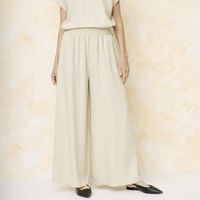 Pantalón Tiro Medio Lino Mujer S.Cocci