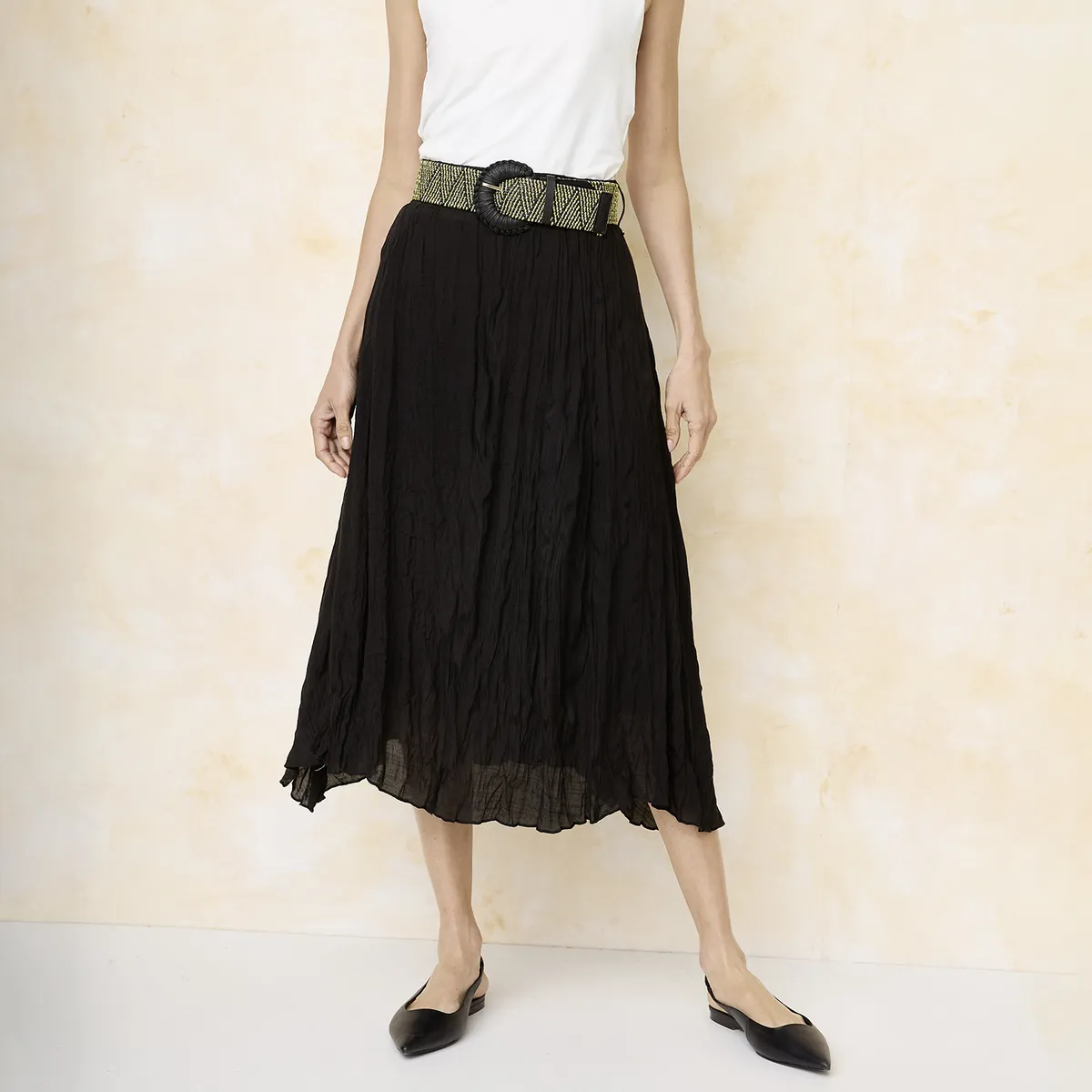 S COCCI - Falda Midi Mujer S.Coci