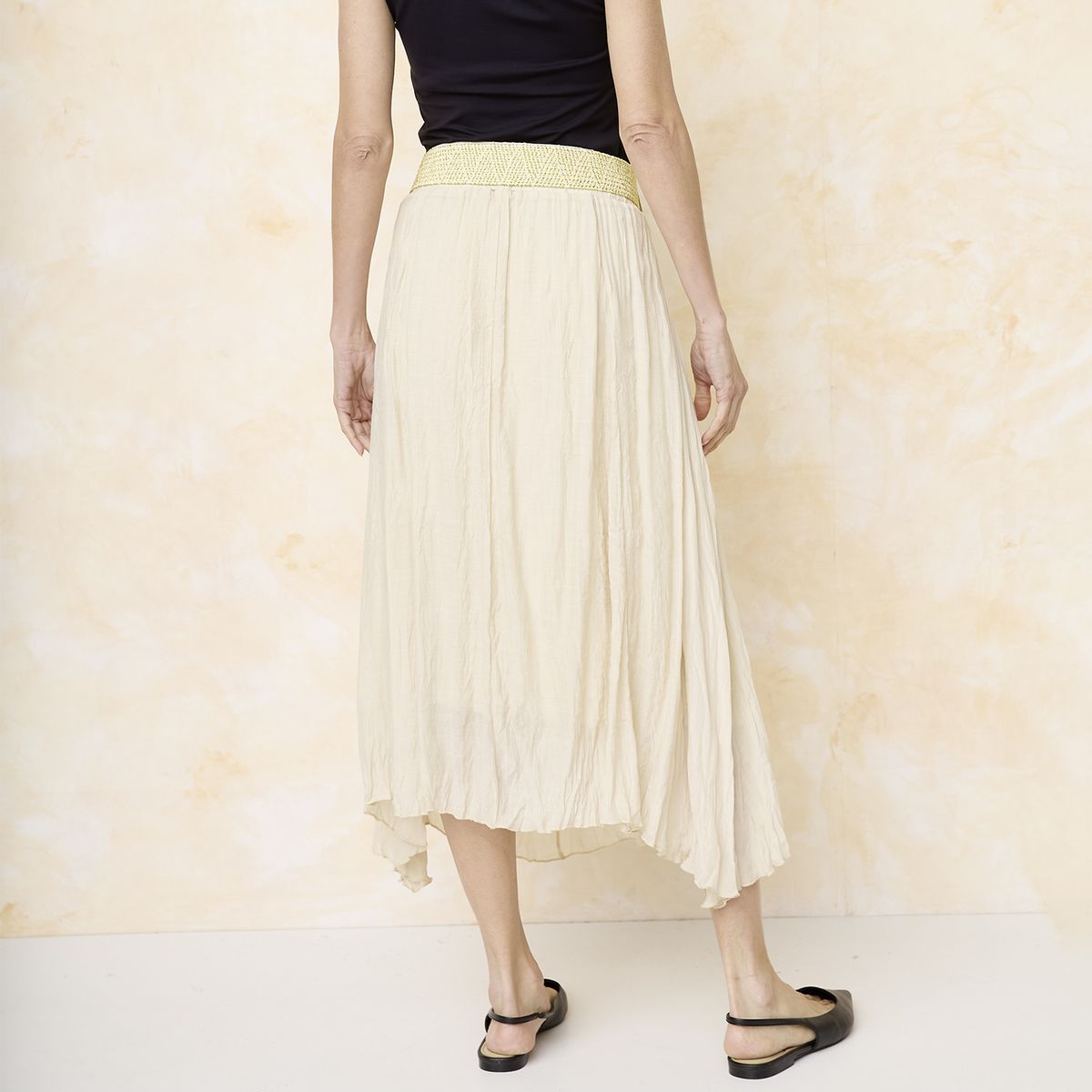 S COCCI - Falda Midi Mujer S.Coci