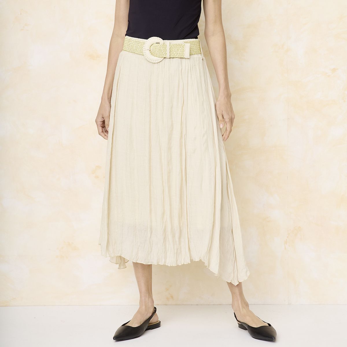 S COCCI - Falda Midi Mujer S.Coci