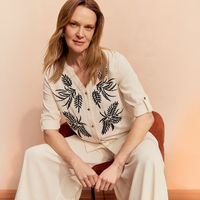 Blusa Lino Mujer S.Cocci