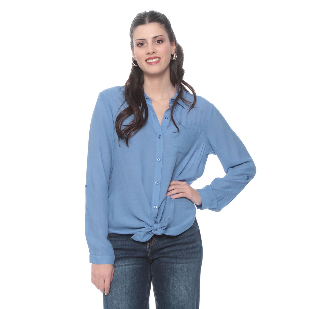 WADOS - Blusa Manga Larga Algodón Mujer Wados