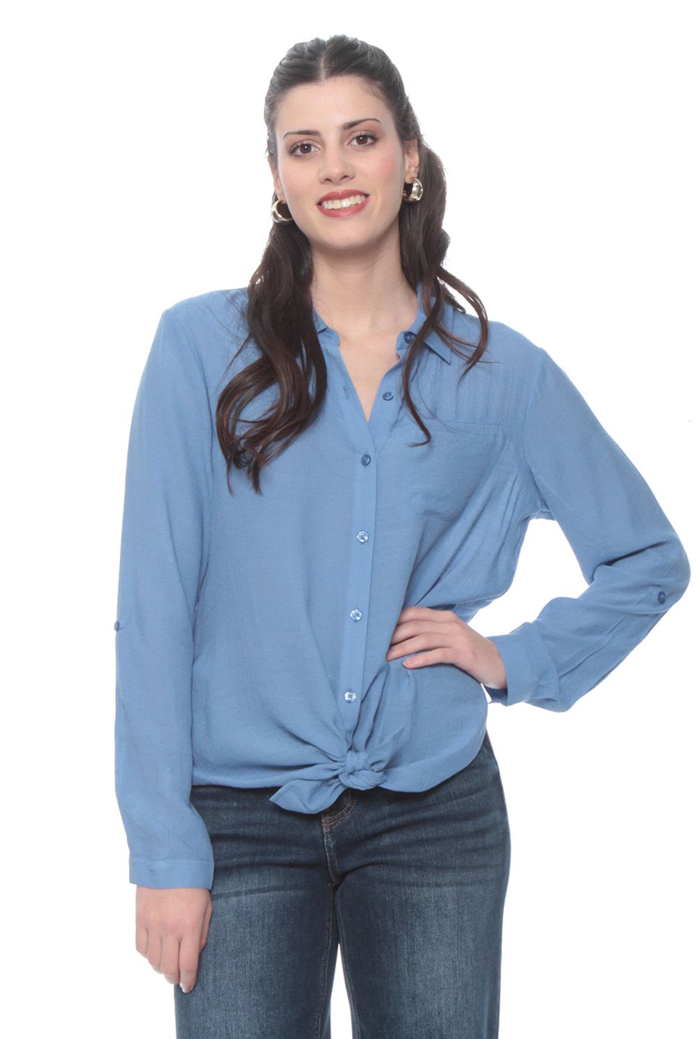 WADOS - Blusa Manga Larga Algodón Mujer Wados