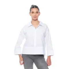 WADOS - Blusa Manga Larga Algodón Mujer