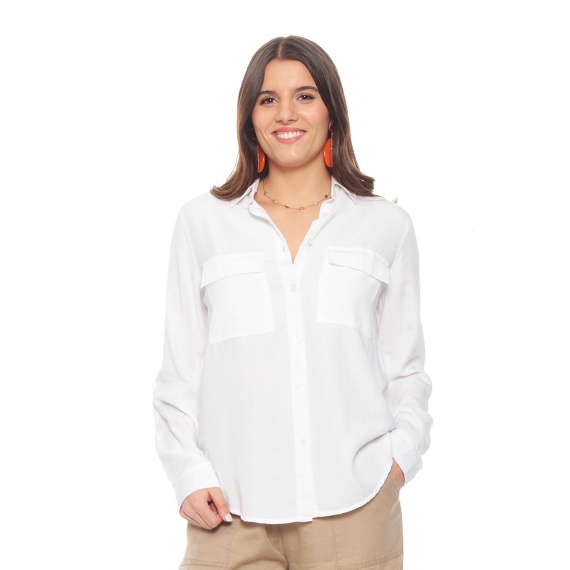 WADOS - Blusa Manga Larga Lyocell Mujer Wados