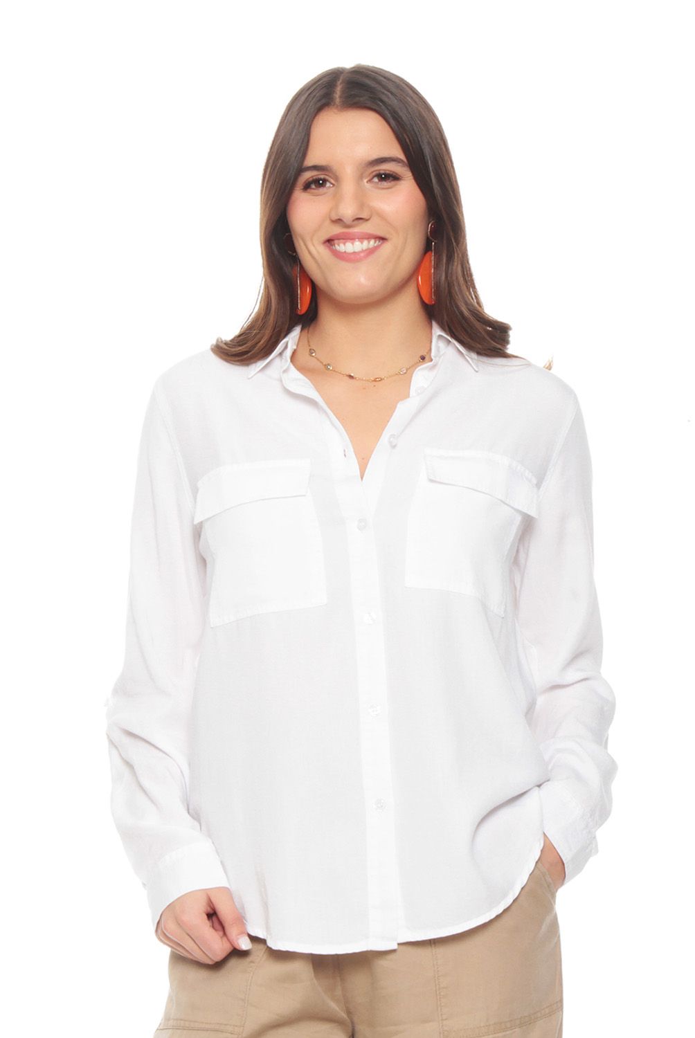 WADOS - Blusa Manga Larga Lyocell Mujer Wados