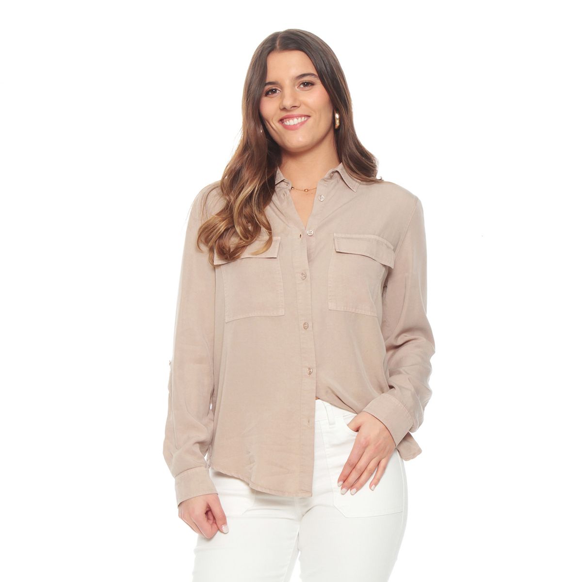 WADOS - Blusa Manga Larga Lyocell Mujer Wados