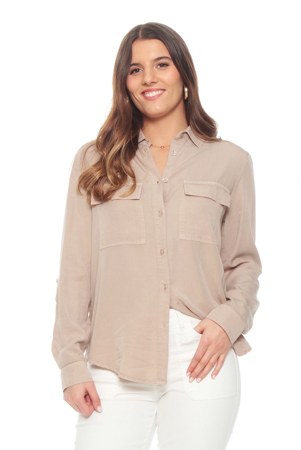 WADOS - Blusa Manga Larga Lyocell Mujer Wados