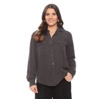 Blusa Manga Larga Lyocell Mujer