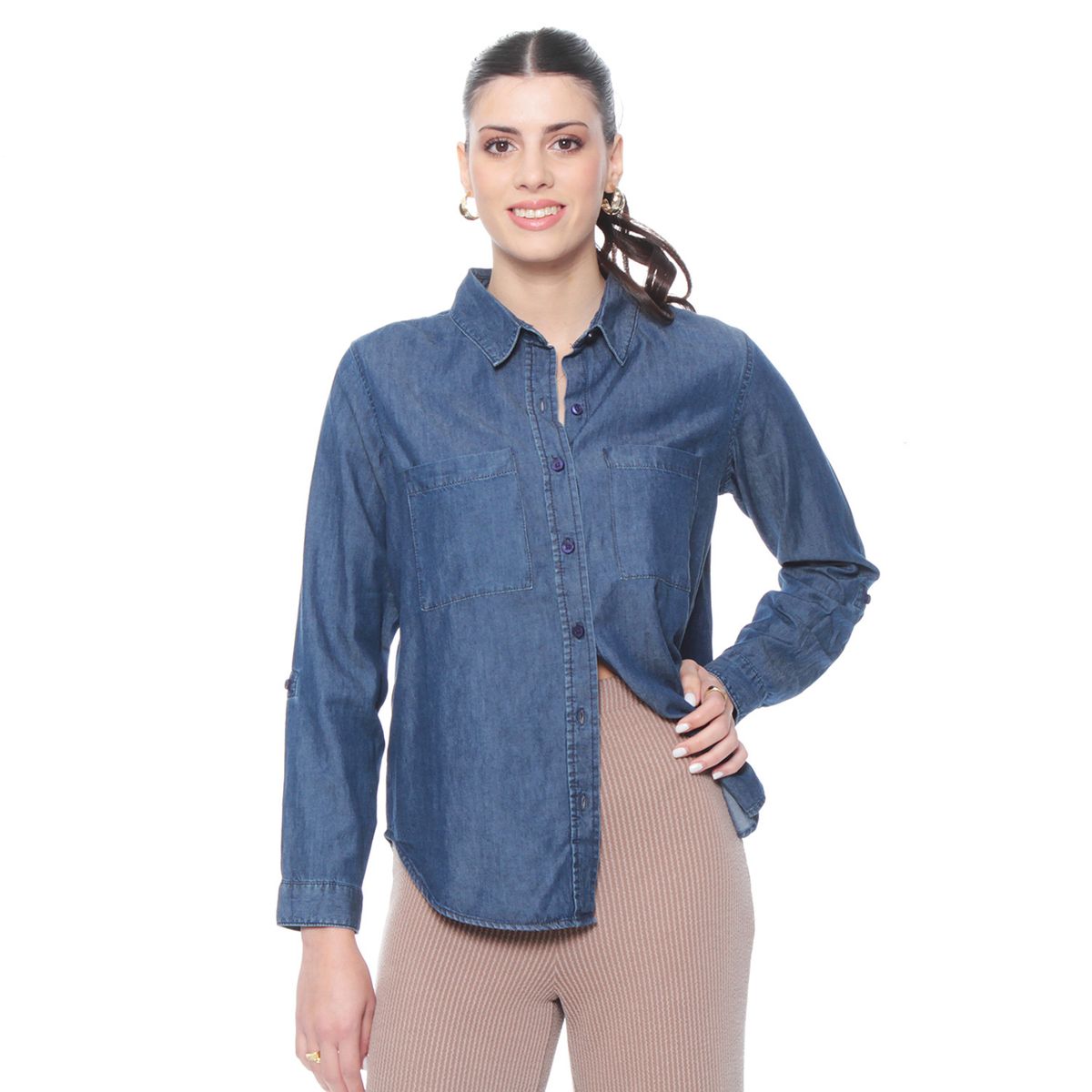 WADOS - Blusa Manga Larga Algodón Mujer Wados