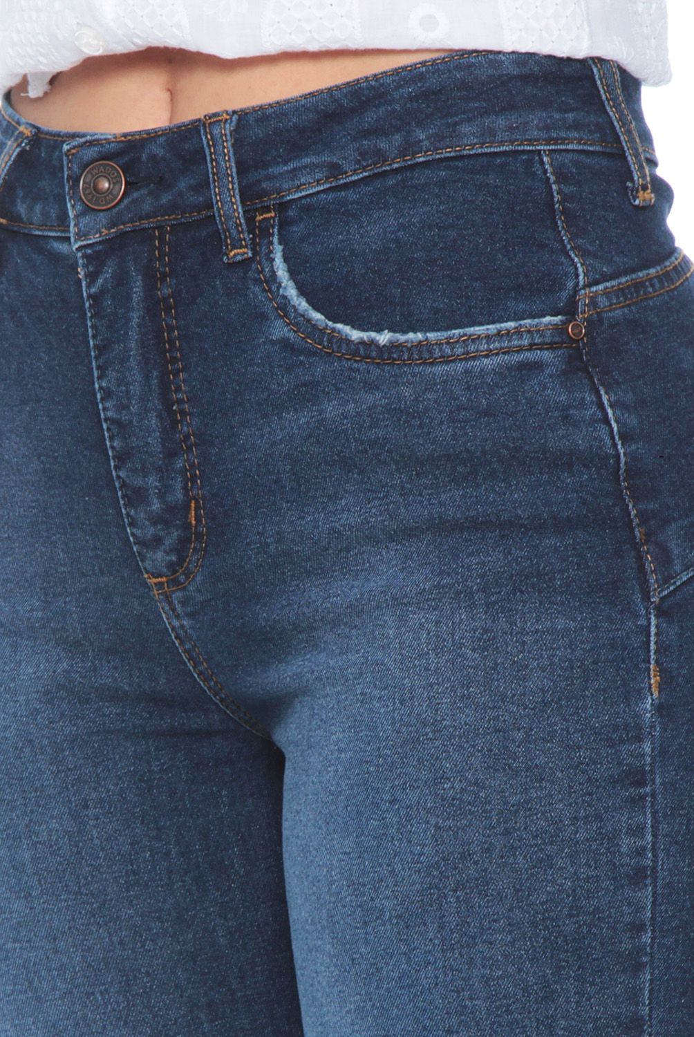 WADOS - Jeans Flare Tiro Alto Mujer Wados