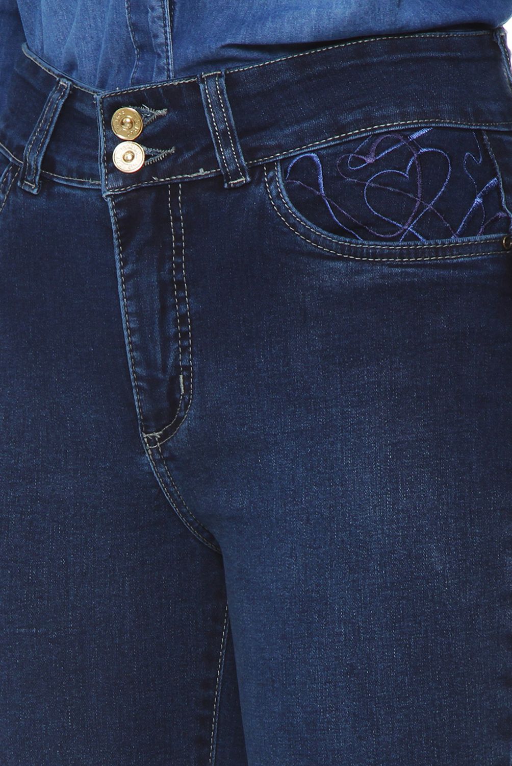 WADOS - Jeans Recto Tiro Alto Mujer Wados
