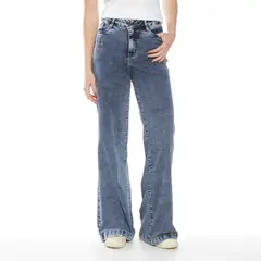 WADOS - Jeans Wide Leg Tiro Alto Mujer