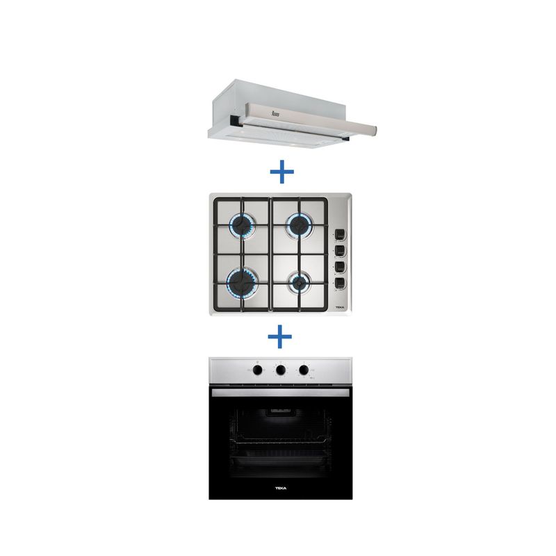 TEKA - Combo Empotrado Hbb445 + Hlx640 Inox + Tl6310 Inox Teka