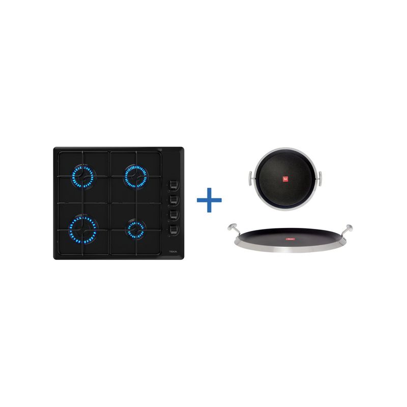 TEKA - Combo Empotrado Hlx640 Bk + Grill Redondo Teka