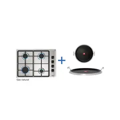TEKA - Combo Empotrado Hlx 540 Nat + Grill Redondo
