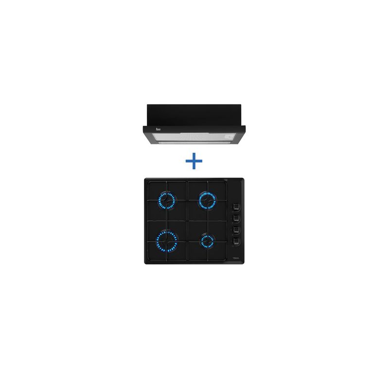 TEKA - Combo Empotrado Hlx 640 Bk + Tl6310 Bk Teka