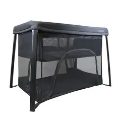 BEBESIT - Cuna Corral 3 en 1 Eclipse Safe & Sleep Negro