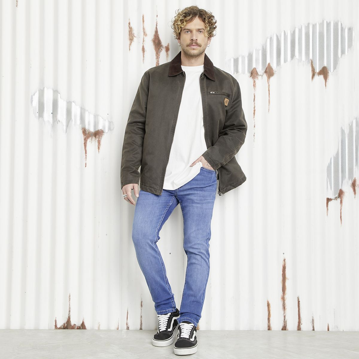 AMERICANINO - Jeans Super Skinny Hombre Americanino