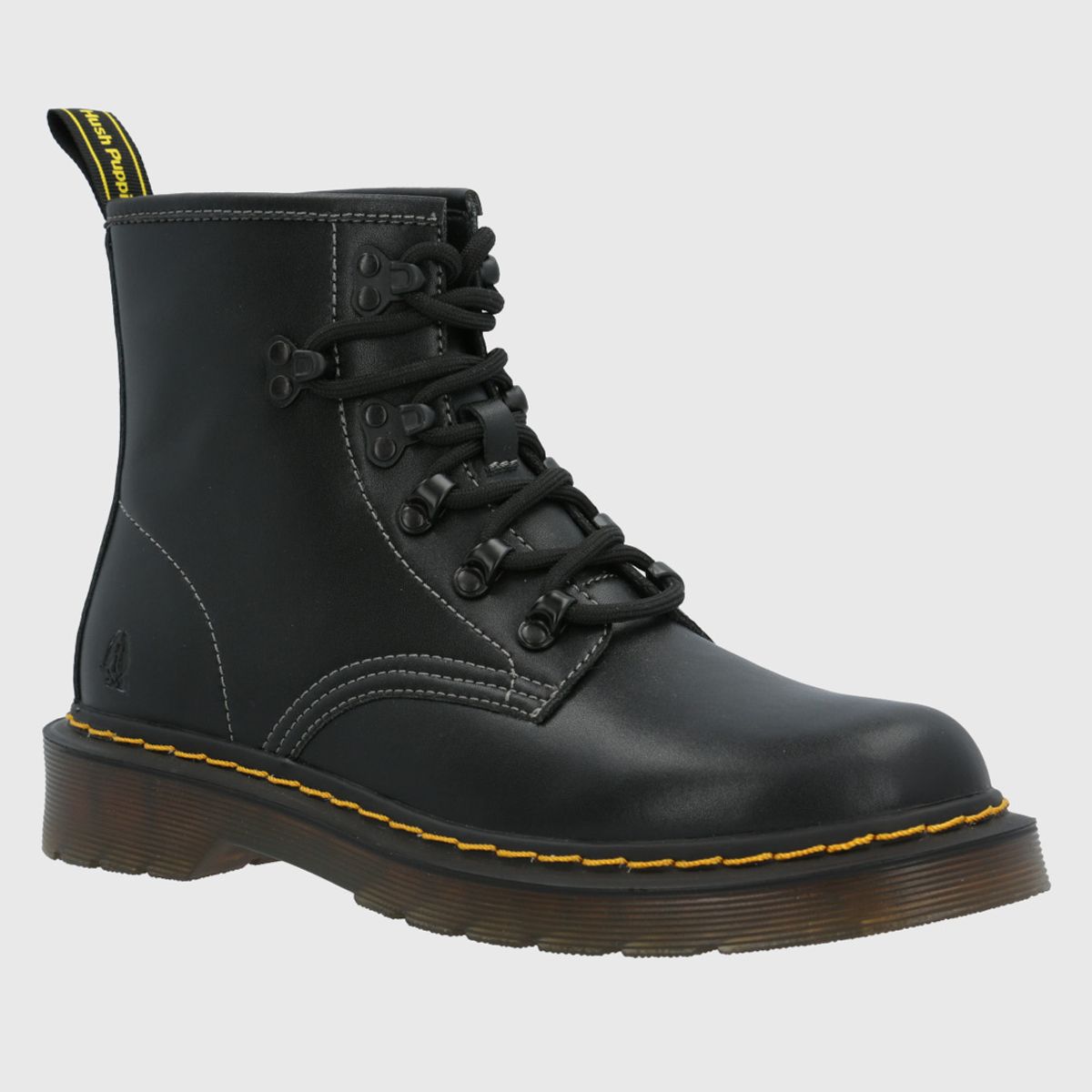 HUSH PUPPIES - Botin Mujer Negro Hush Puppies