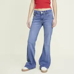 SYBILLA - Jeans Flare Tiro Bajo Mujer