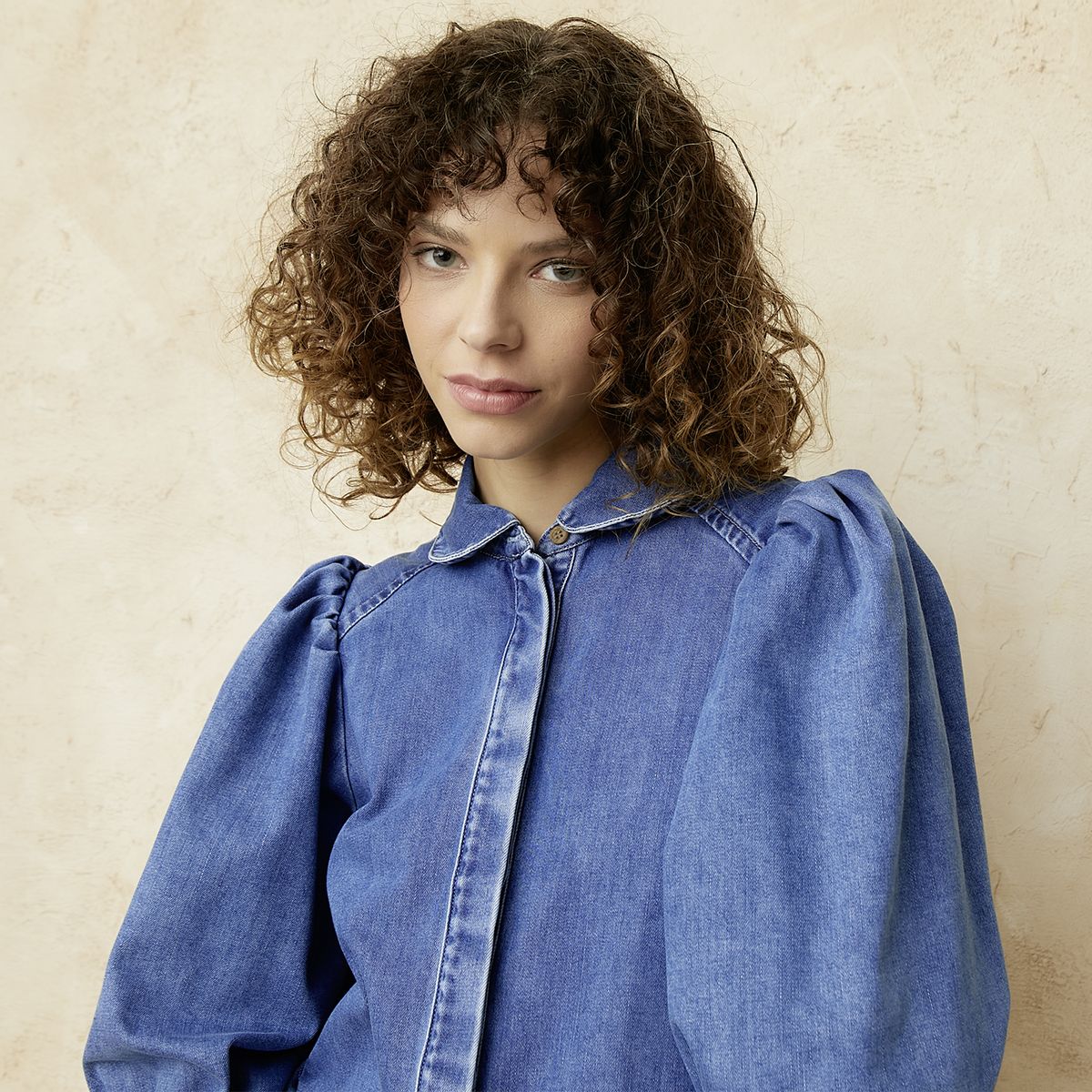 BASEMENT - Blusa Manga Larga Algodón Mujer Basement