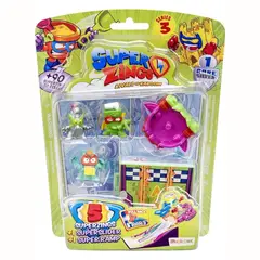 SUPERZINGS - Serie 3 Blister 5 Figuras + 1 Deslizador +1 Rampa