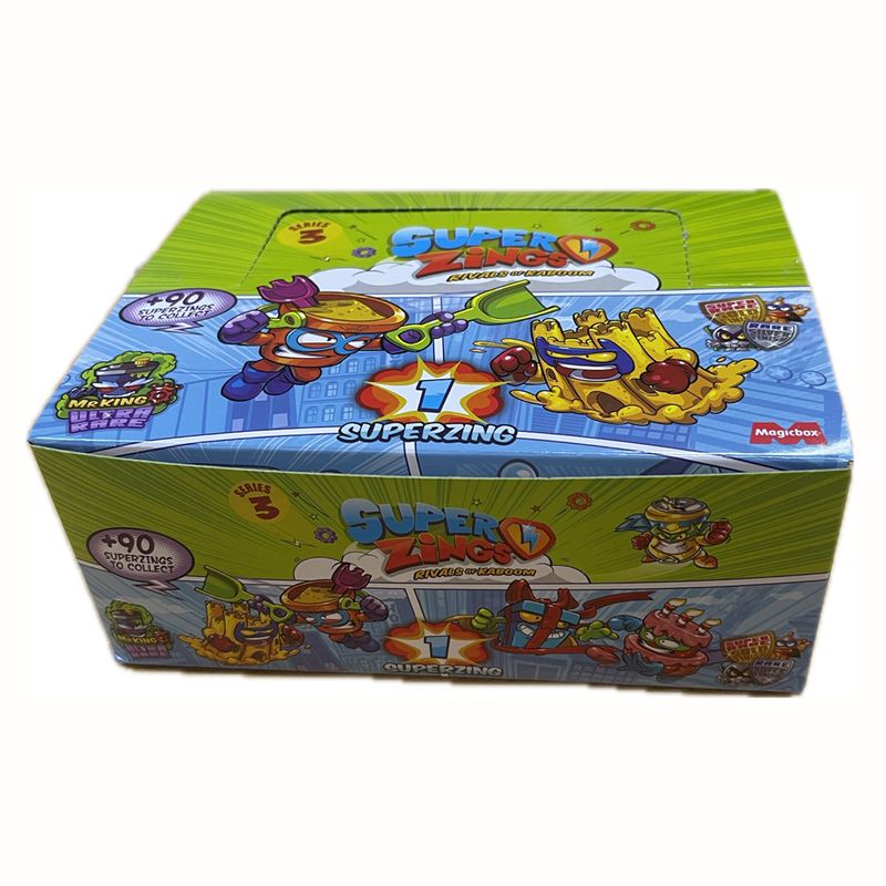 SUPERZINGS - Superzings Serie 3 Caja 25 Bolsas ( En Cada Bolsa 1 Personaje) Superzings