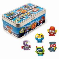 Serie 3 Caja Metálica Porta Figuras + 5 Figuras Exclusivas