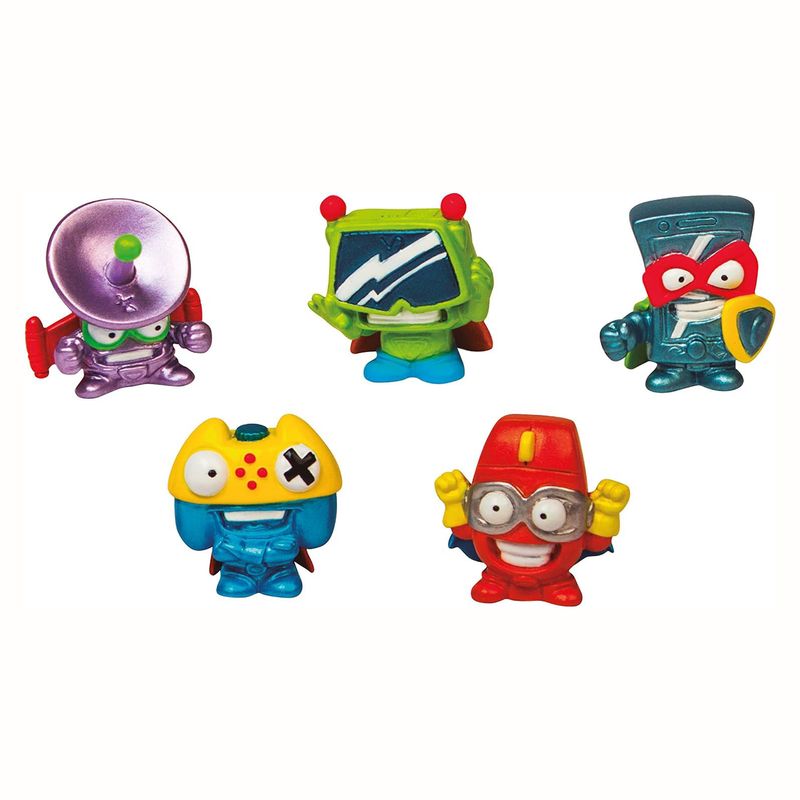 SUPERZINGS - Serie 3 Caja Metálica Porta Figuras + 5 Figuras Exclusivas Superzings