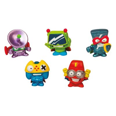 Imagen 2 del producto Serie 3 Caja Metálica Porta Figuras + 5 Figuras Exclusivas