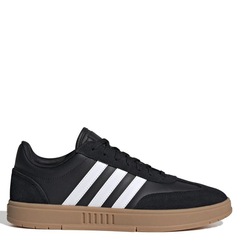 Gradas Zapatilla Urbana Hombre Cuero Negro