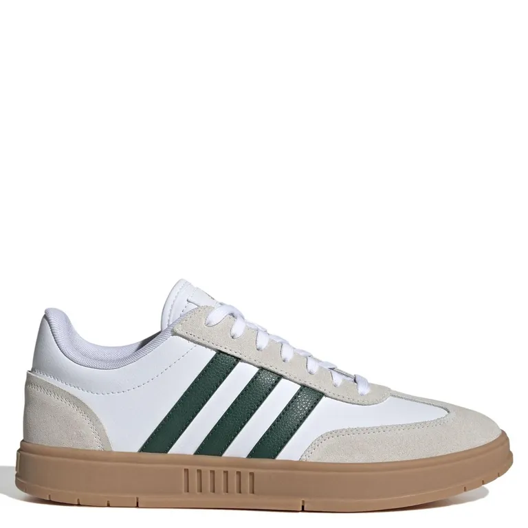 Gradas Zapatilla Urbana Hombre Cuero Blanco
