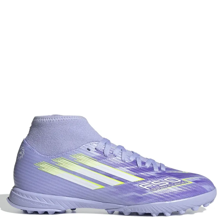F50 Sparkfusion Club Tf Zapatilla Fútbol Mujer Morado