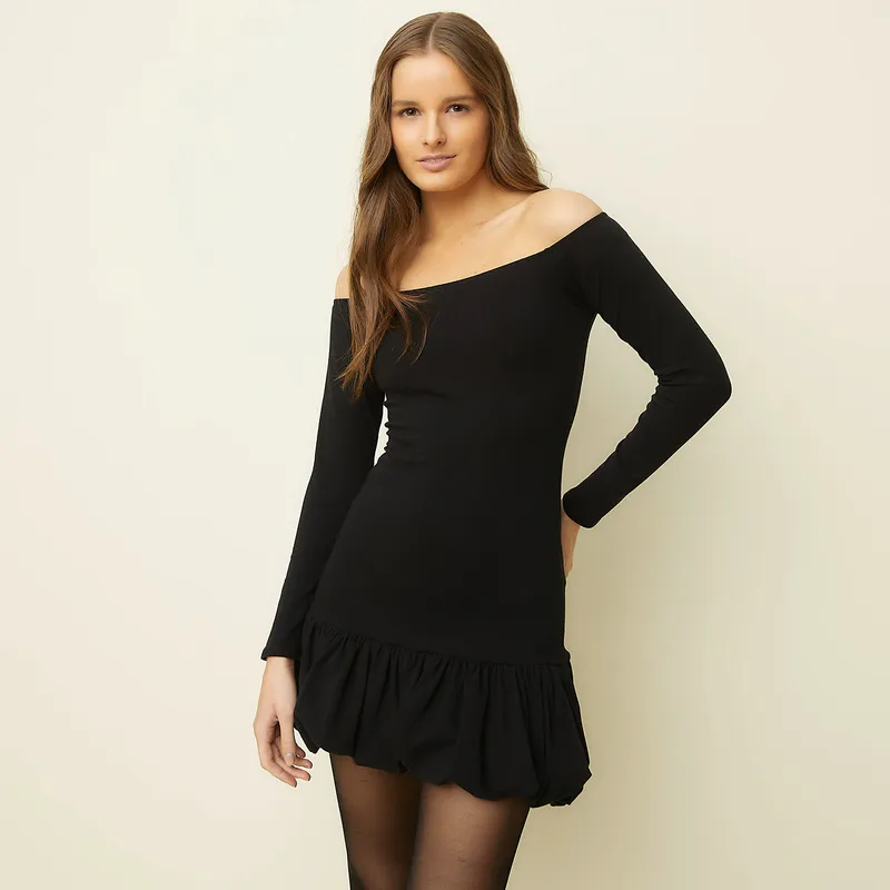 SYBILLA - Vestido Ballerina Corto Algodón Mujer Sybilla