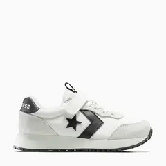 CONVERSE - Omega Trainer Zapatilla Urbana Unisex Niño Cuero Blanco (27 A 35)