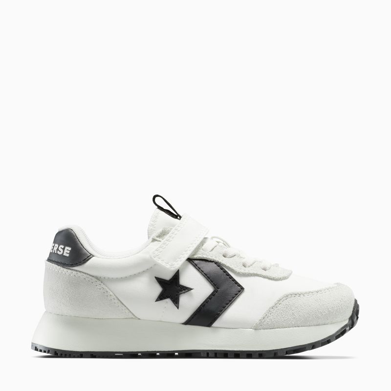 CONVERSE - Omega Trainer Zapatilla Urbana Unisex Niño Cuero Blanco (27 A 35) Converse