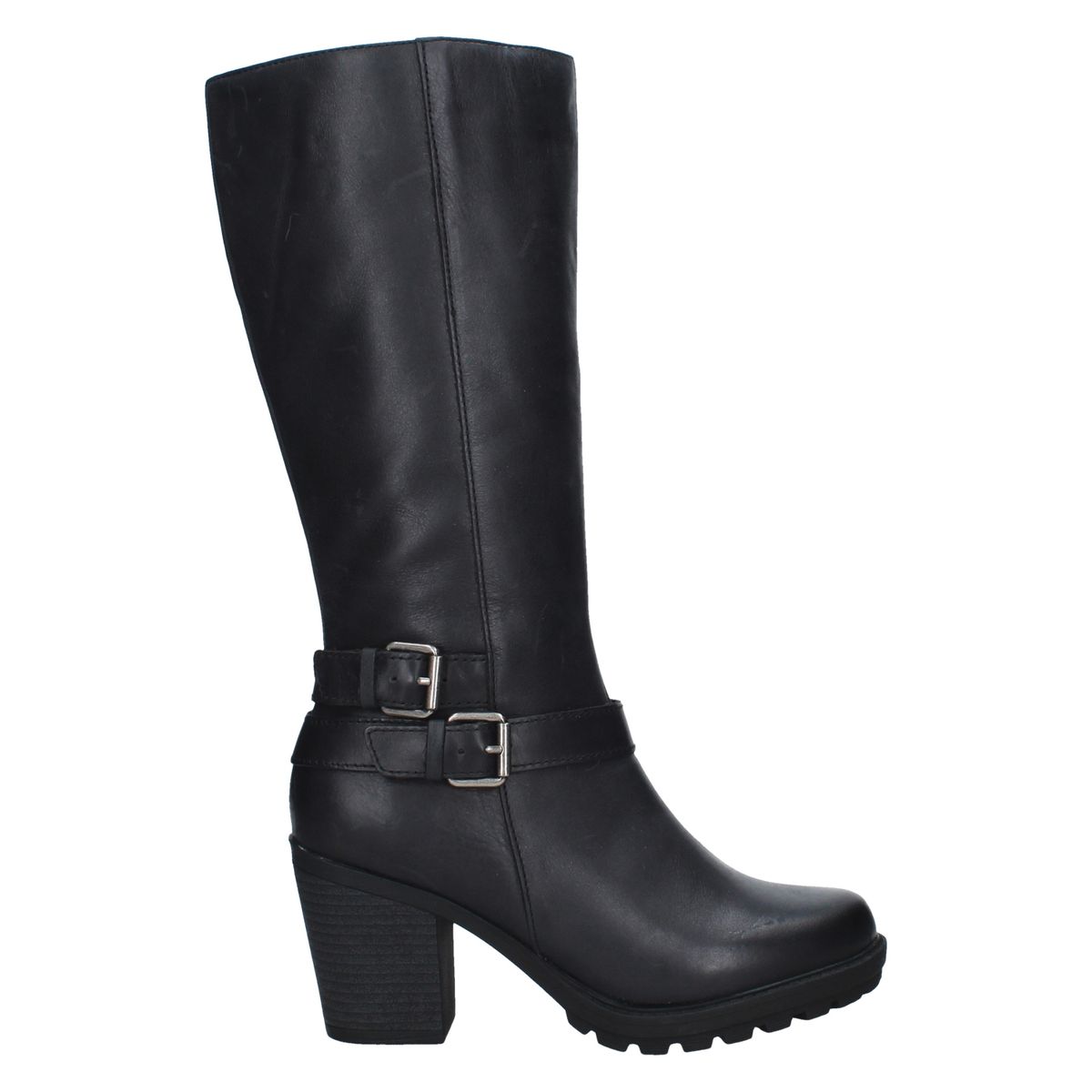 BRUNO ROSSI - Bota Cuero Mujer Negro